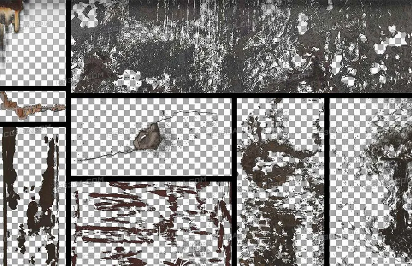 破损墙壁-Damaged Walls