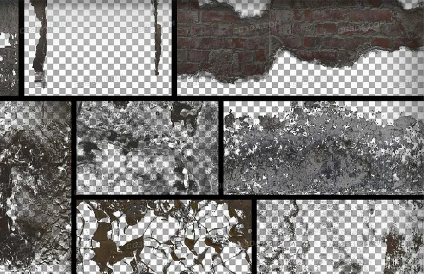 破损墙壁-Damaged Walls