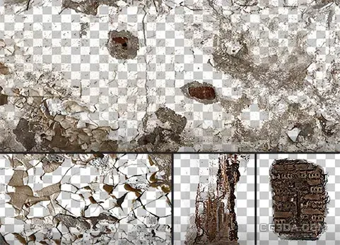 破损墙壁-Damaged Walls