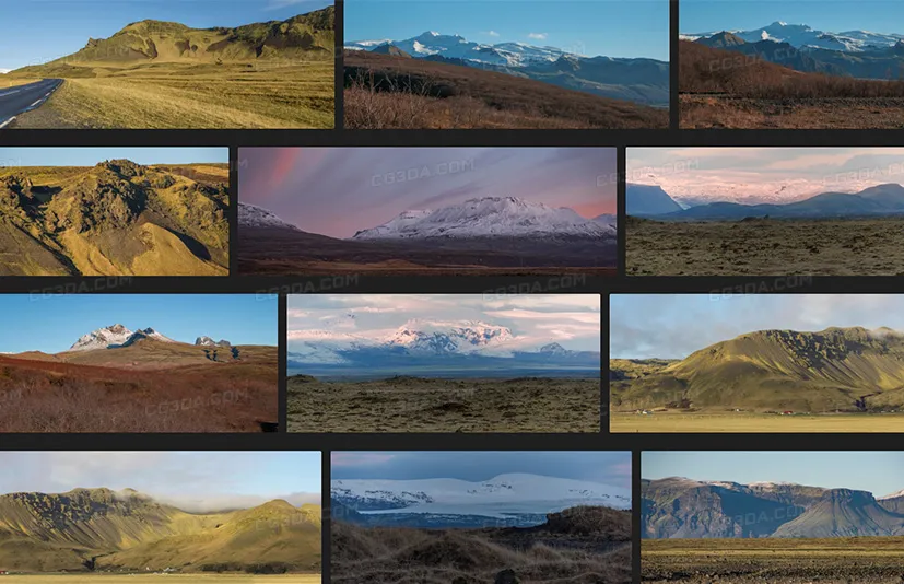 冰岛山脉 精简包-Iceland Mountains
