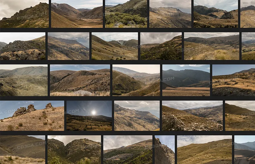 新西兰山区-干旱区-New Zealand Mountains - Arid