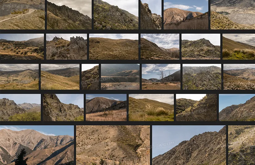 新西兰山区-干旱区-New Zealand Mountains - Arid