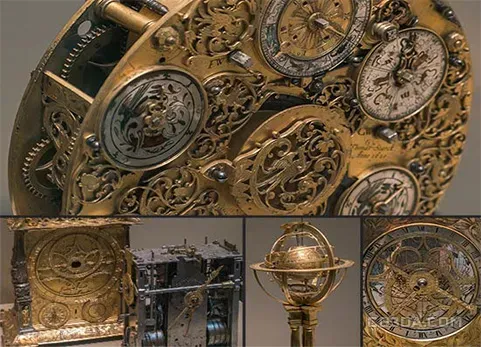 华丽的钟表工艺仪器-Ornate Clockworks