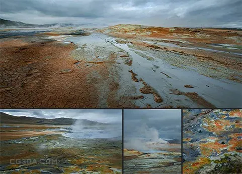 硫磺废土地形-Sulfuric Fields
