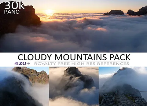 云山 - Cloudy mountains pack