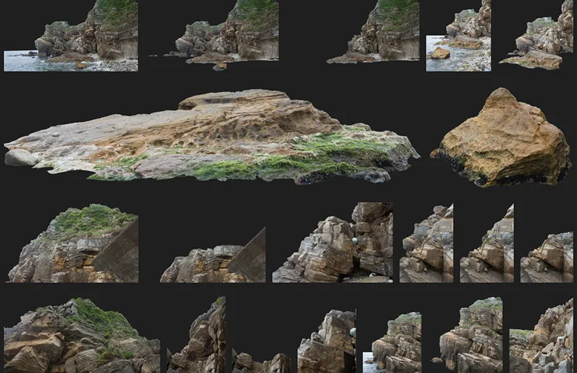 岩石悬崖 - Cutout Rocks Cliffs