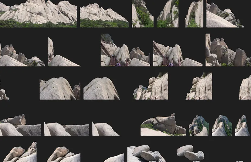 岩石悬崖 - Cutout Rocks Cliffs