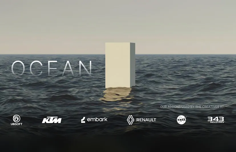 Blender真实物理水模拟插件 - Physical Open Waters v1.2.1
