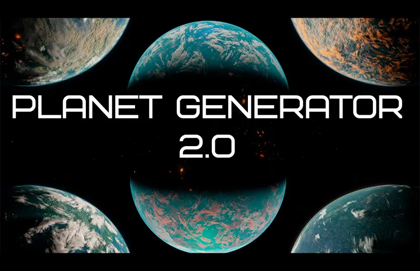 Blender地球星球行星生成器 - Planet Generator 1.0