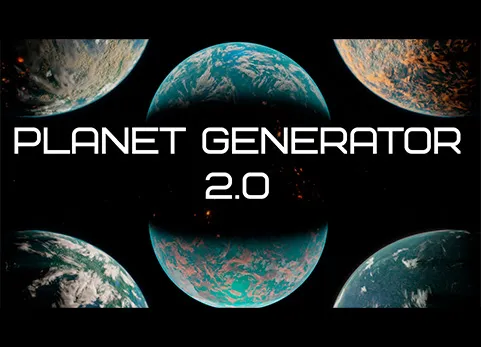 Blender地球星球行星生成器 - Planet Generator 1.0