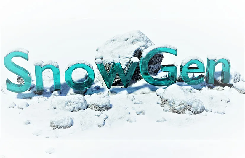 Blender雪覆盖效果雪生成器 - Procedural Snow
