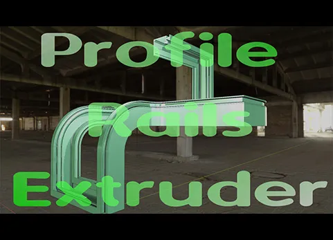 Blender模型建筑挤压 - Profile Rails Extruder v0.0.4