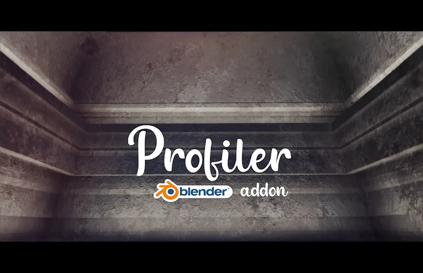 Blender门框阴阳角框架高级曲线倒角工具 - Profiler v1.8.0