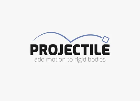 Blender弹丸一键刚体对象发射运动轨迹动画 - Projectile v2.2