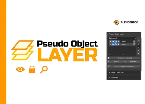 Blender伪对象层快速管理 - Pseudo Object Layer v1.4.2