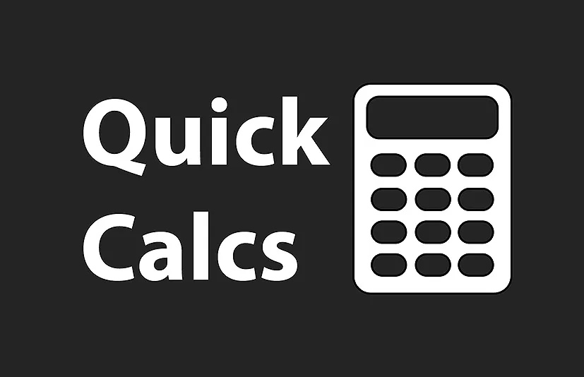 Blender计算器插件 Quick Calcs V2.0