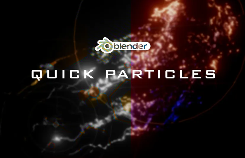 Blender粒子模拟插件 - Quick Particles v1.2.1
