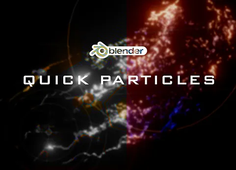 Blender粒子模拟插件 - Quick Particles v1.2.1