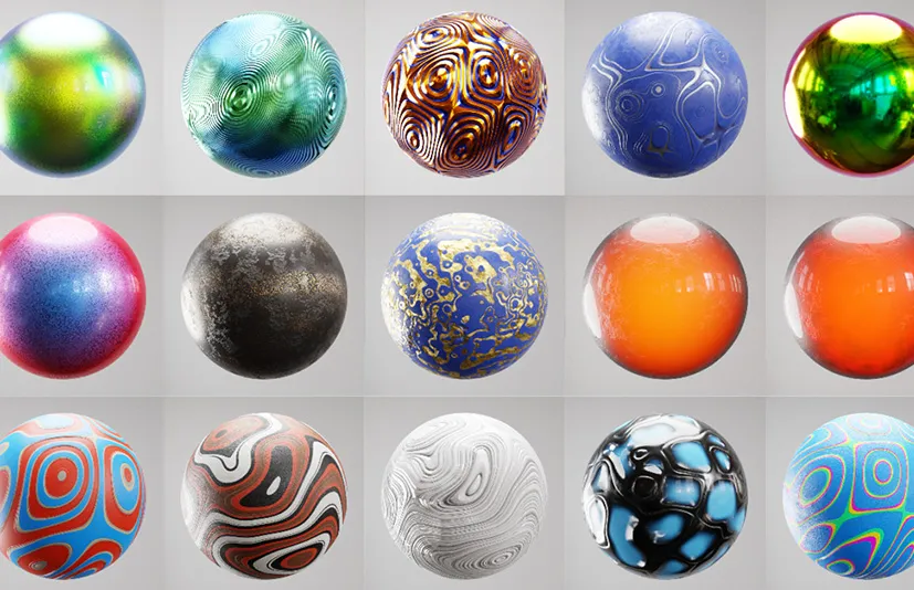 Blender270组真实材质预设 RealTime Materials V2.1.6