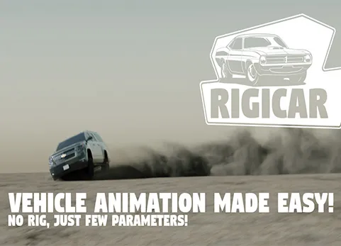 Blender汽车绑定插件 - Rigicar v2.3.4