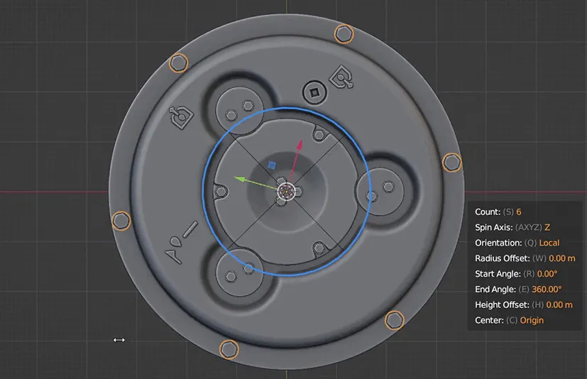 Blender环状模型复制阵列插件径向复制器 - Radial Duplicator v2.2