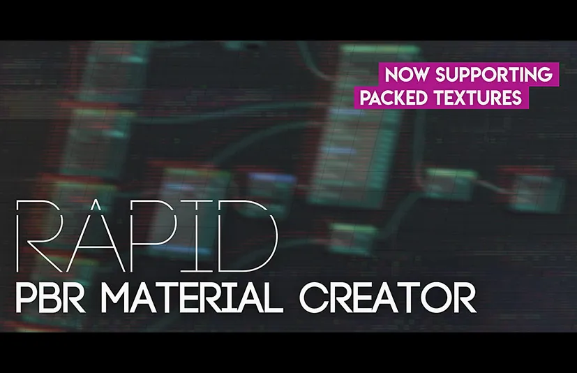 Blender快速PBR材质生成工具 - Rapid Pbr Material Creator v4.0