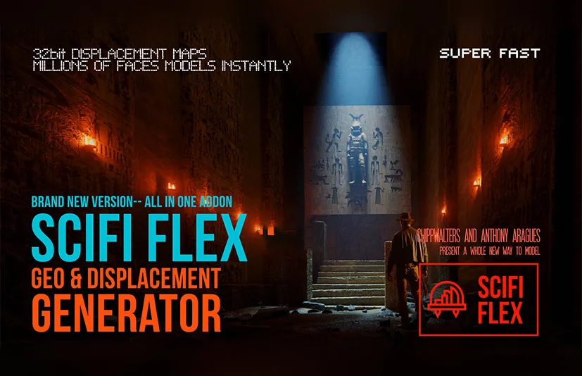 Blender科幻资产 - SCIFI FLEX v2.4.6