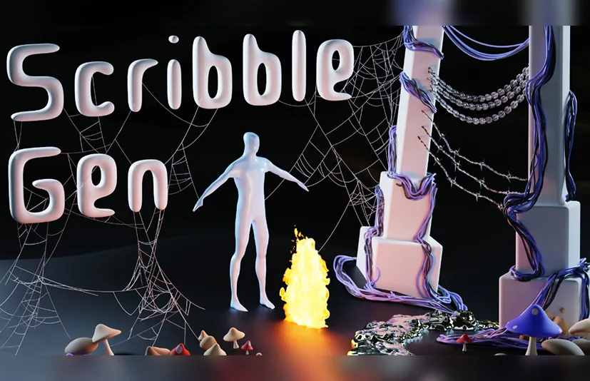Blender绘制建模工具 Scribble Gen v0.21
