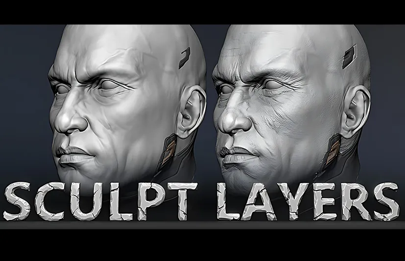 Blender从Zbrush导入分层插件Sculpt Layers v1.0