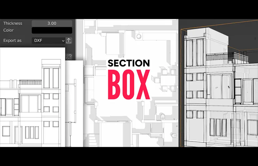 Blender剖面显示插件 - Section Box v2.1.3