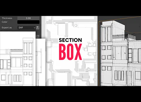 Blender剖面显示插件 - Section Box v2.1.3