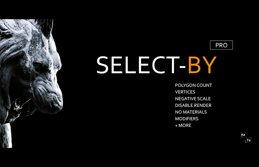 Blender自定义选择插件 - Select By v1.0.2