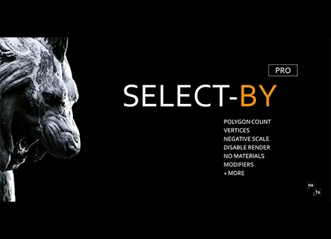 Blender自定义选择插件 - Select By v1.0.2