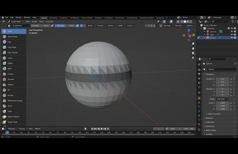 Blender选区隐藏插件 - Selection To Mask