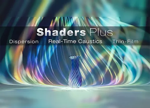 Blender水下表面实时焦散薄膜色散 - Shaders Plus v4