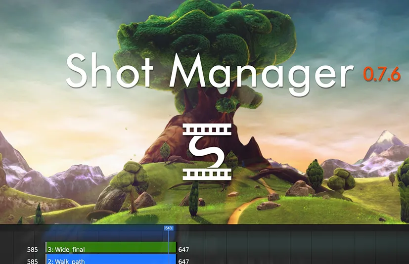Blender摄像机镜头区间设置插件 - Shot Manager v0.7.7