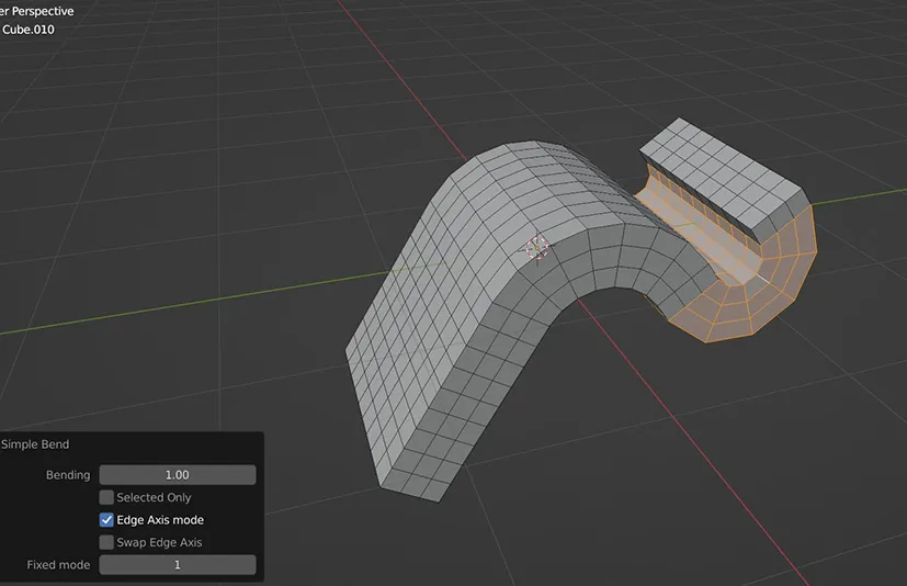 Blender弯曲曲面插件 - Simple Bend v2.3.1