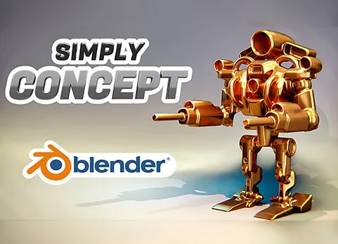 Blender抽象概念模型建模调整插件 - Simply Concept v4.3.2