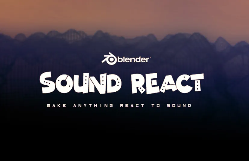 Blender音乐律动节奏可视化插件 - Sound React Addon v1.2