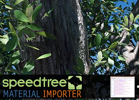 Blender&Speedtree材质互导插件 Speedtree Material Importer v1.0