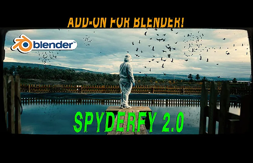 Blender群体动画粒子生成插件 - Spyderfy Boid Systems v2.6