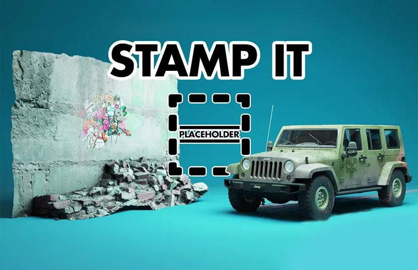 Blender一键贴花贴图快速图像纹理绘制插件 - Stamp It v1.2.2