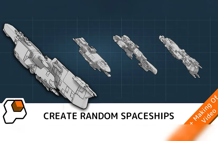 Blender飞船模型生成插件 - Starship Generator v1.1.0