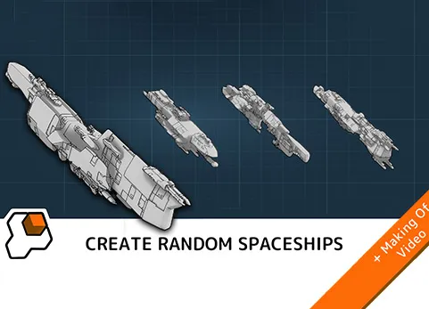 Blender飞船模型生成插件 - Starship Generator v1.1.0