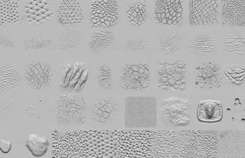 42组影视级生物角色皮肤纹理贴图合集