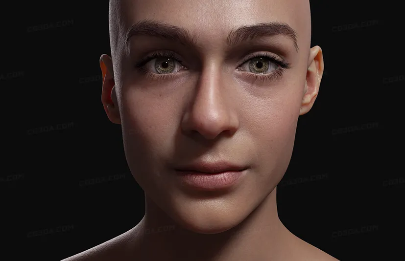 眼睛眼球虹膜贴图模型资产-Flippednormals Eye Kit