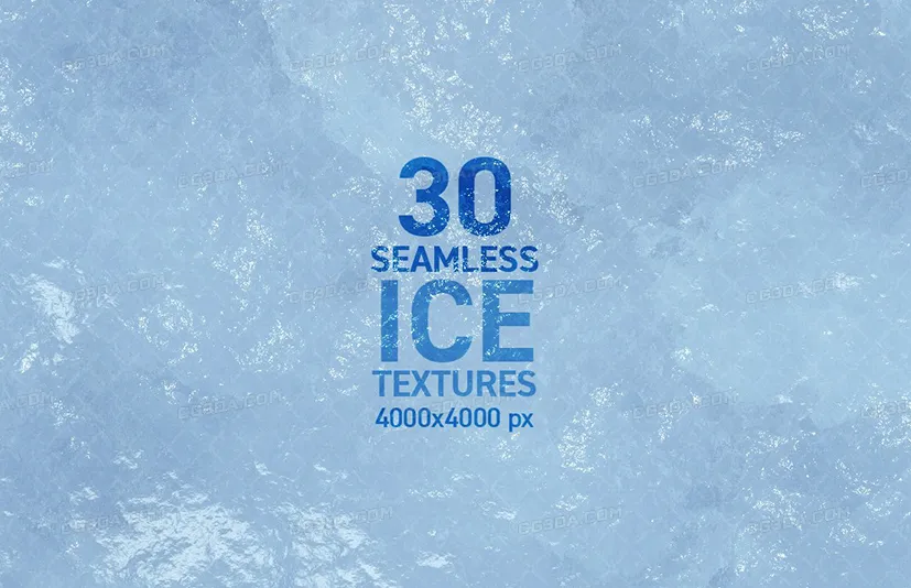 无缝冰纹理贴图-Seamless Ice Textures