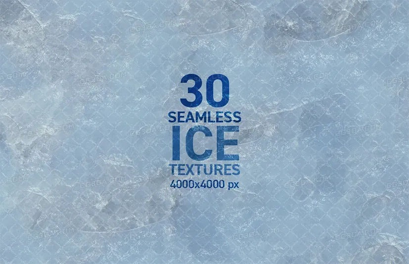 无缝冰纹理贴图-Seamless Ice Textures