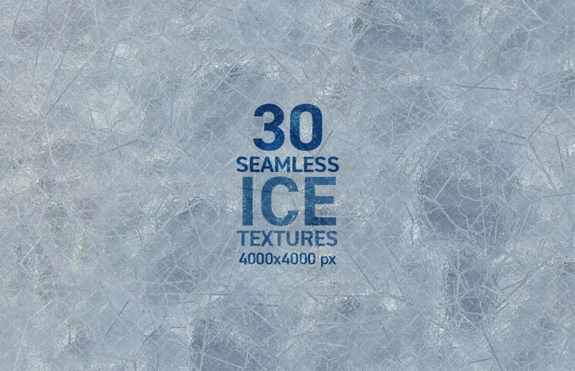 无缝冰纹理贴图-Seamless Ice Textures