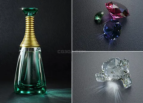 63个高分辨率焦散贴图纹理集合-Caustics Textures